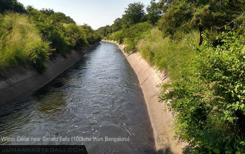 Ganalu Falls - Experience the nature's beauty, that has been rarely explored! Just 100Kms from Bengaluru, a bike ride will make it an amazing experience to remember for long! A beautiful water canal near by the Ganalu Water Falls!