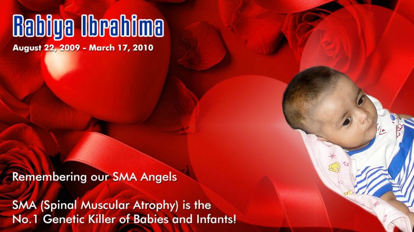 Remembrance of our SMA Angel - Rabiya Ibrahima