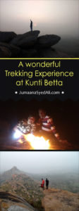 Trekking experience at Kunti Betta
