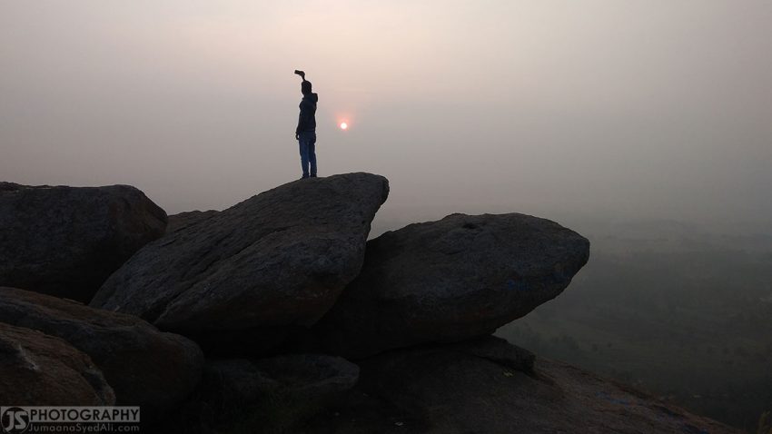 Trekking experience at Kunti Betta