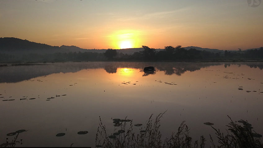 Beautiful Sunrise at At Kagalipura near Bengaluru!
